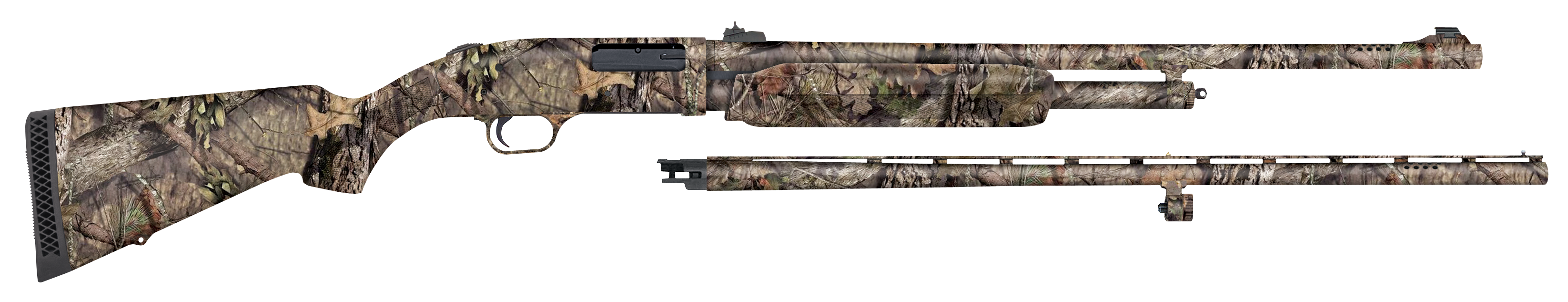 Mossberg 500 Combo 20 Gauge 24 Inch Barrel 5 Rounds Mossy Oak Break-Up Country Camo