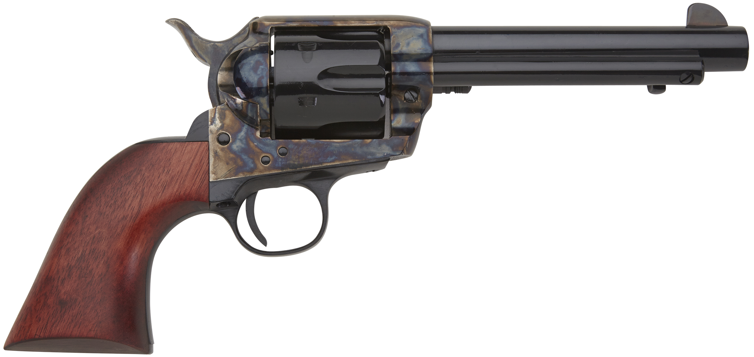 Pietta 1873 GWII Californian Revolver 45 LC 5.5 in. Case hardened/Blue Walnut Grip