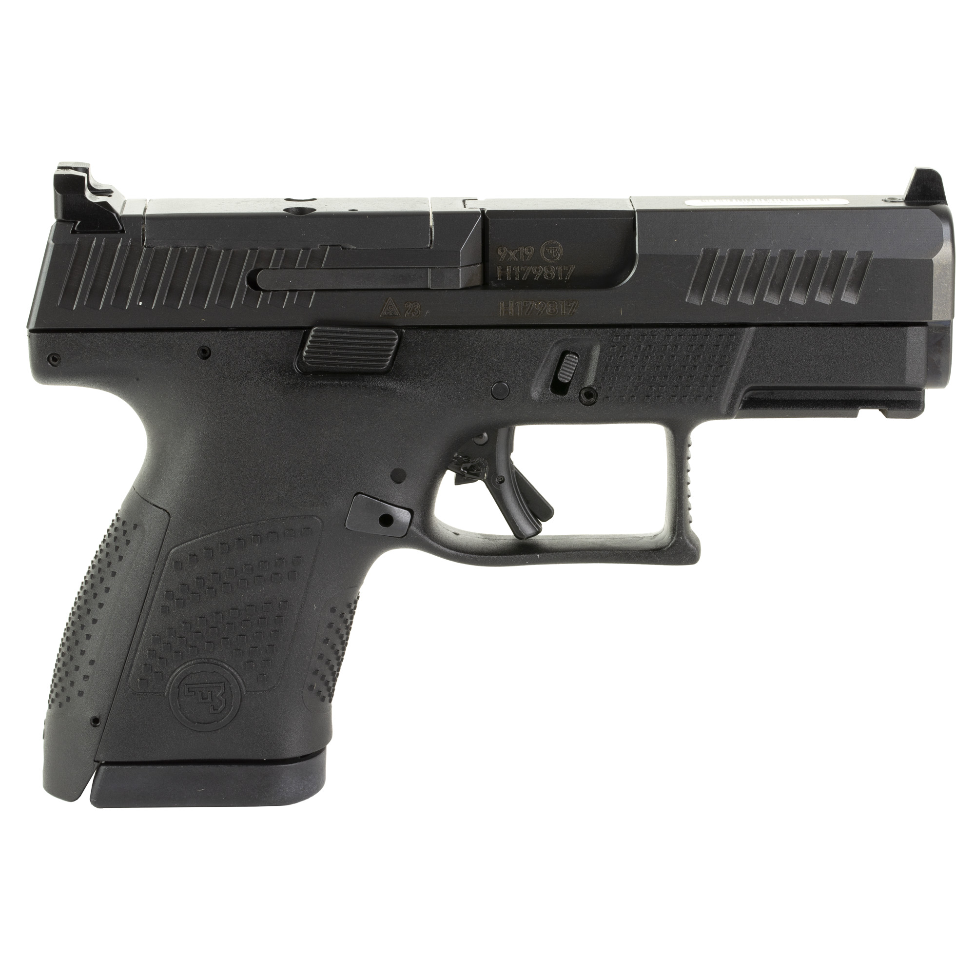 Cz P-10 S Sub-Compact 9mm Luger 3.50 inches 12+1 Nitride Barrel Optic Ready Polymer Frame