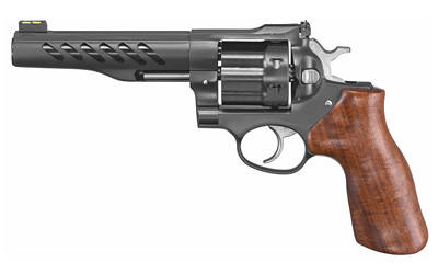 Ruger Super Gp100 5065 .357 Magnum and .38 Special 5.5 inch 8 round Matte PVD Hogue Hardwood Grip