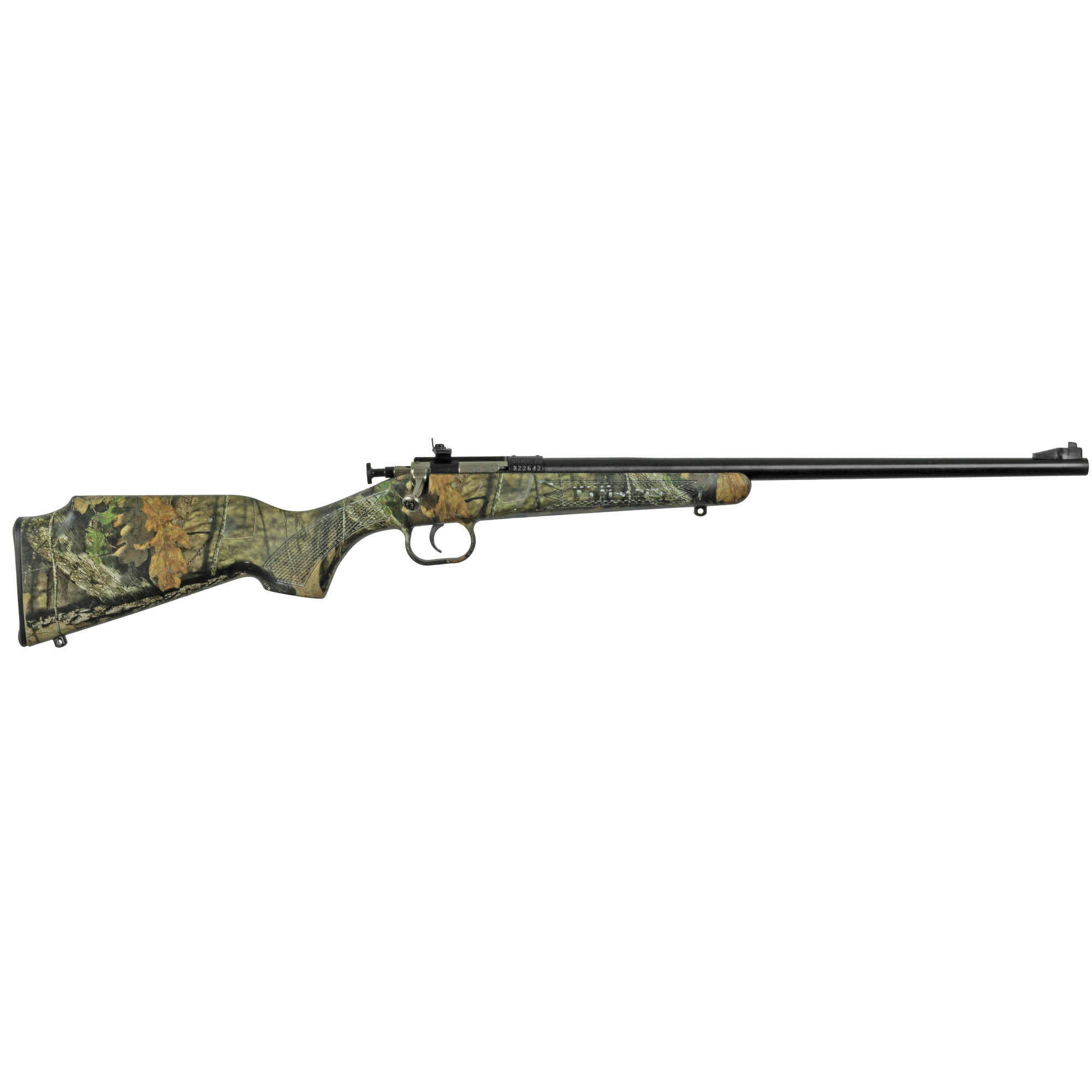 Keystone Crickett Hydro-Dipped Synthetic Rifle 22LR Mossy Oak Break Up Country Blued