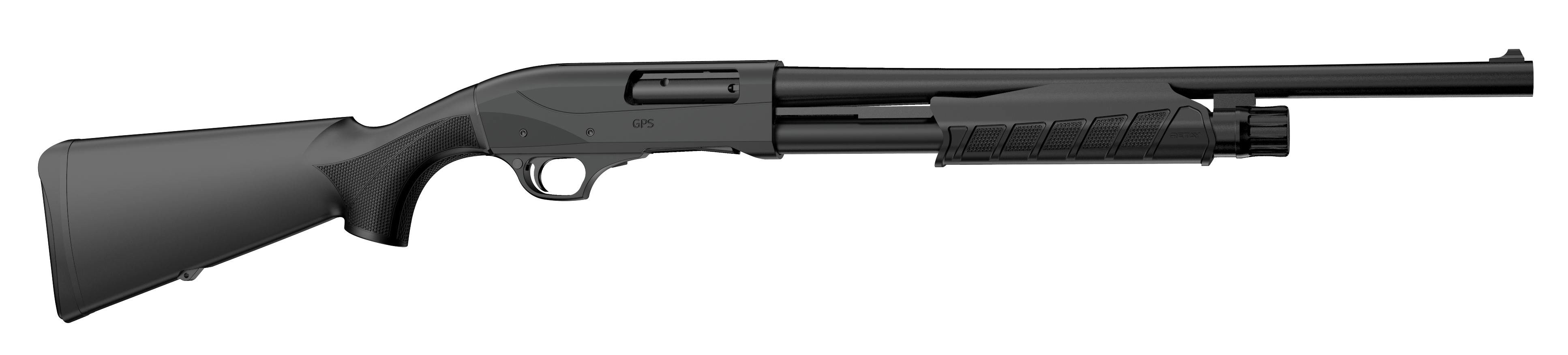 RETAY USA GPS Tactical 12GA, 18.5in. Barrel, 5rd, Synth. Stock & Forend - Black (GPSTAC18)