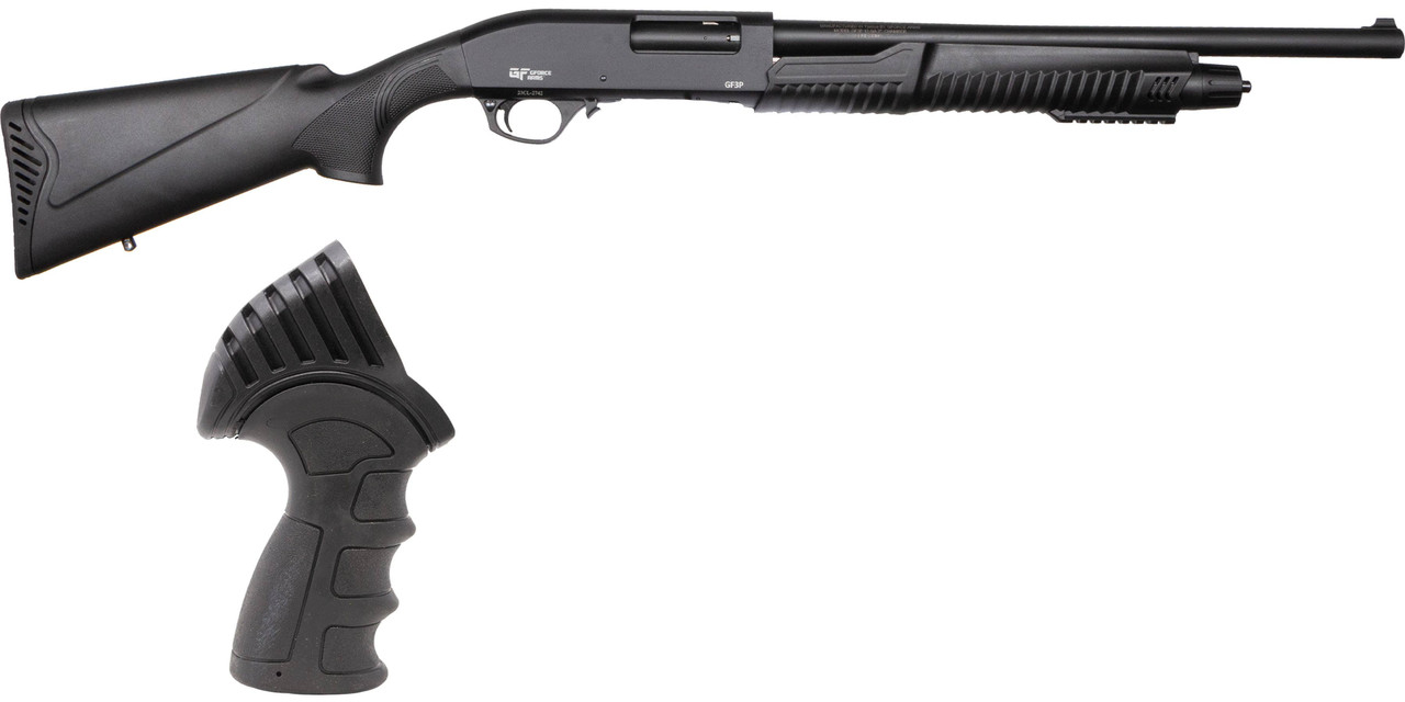 Gforce Arms GP3REX 12GA, 20in. Barrel, 4rd, Pistol Grip - Black (GFP3REX)