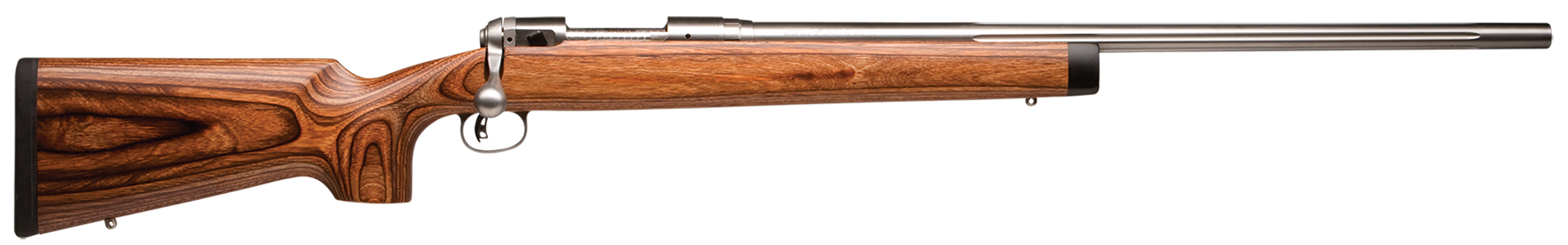 Savage Arms 01270 22-250 Remington 26" 4+1 Stainless Heavy Fluted Brown Laminate