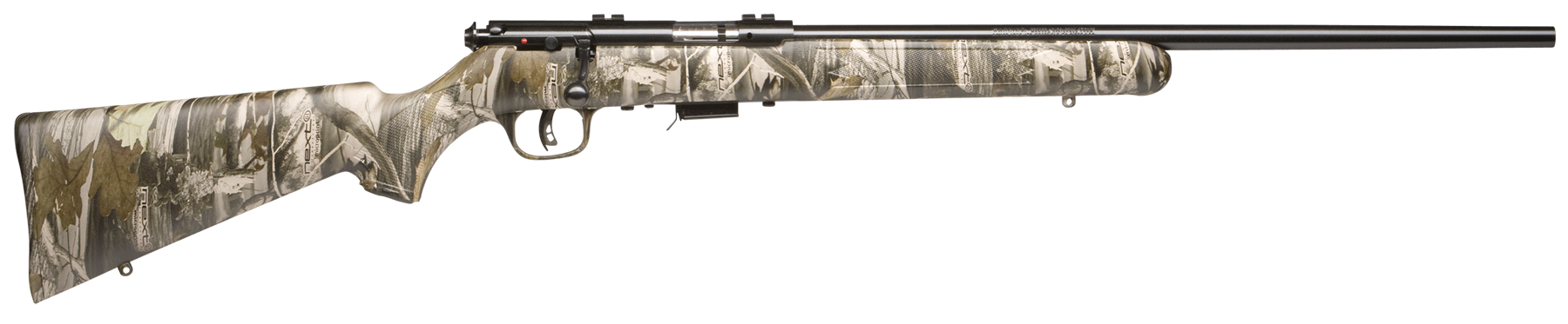 Savage 93R17 Camo Rifle 17 HMR 21 Inch 5 Round Synthetic Next G1 Camo