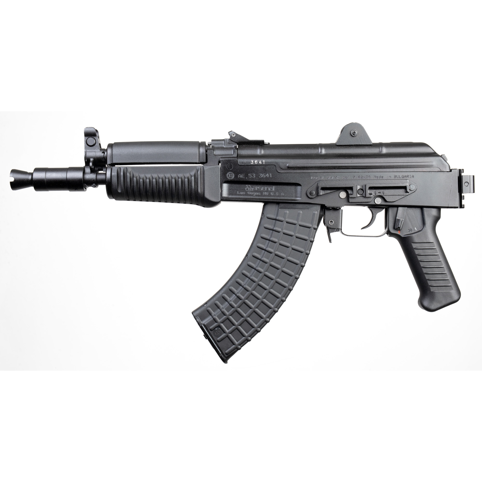 Arsenal Sam7k44 7.62x39mm 8.5" 5 Rounds Matte Semi Automatic Pistol