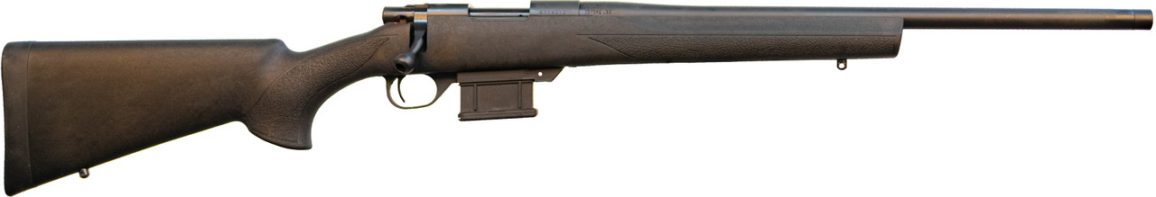 Howa HMA60804B M1500 Mini Action Compact 6mm ARC 5+1 20" Black Steel Barrel, Black Drilled & Tapped Steel Receiver, Black Fixed HTI Synthetic Stock,