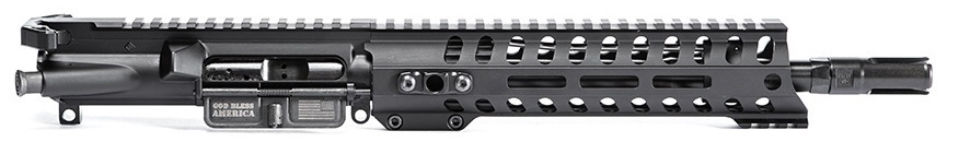 Patriot Ordnance Factory Minuteman Upper 5.56 NATO 10.5 in Nitride Barrel Aluminum Receiver 9 in M-LOK Optic Ready