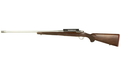 Ruger Hawkeye Hunter 7mm PRC, 24 in, 3+1, Satin Stainless Receiver Walnut Stock