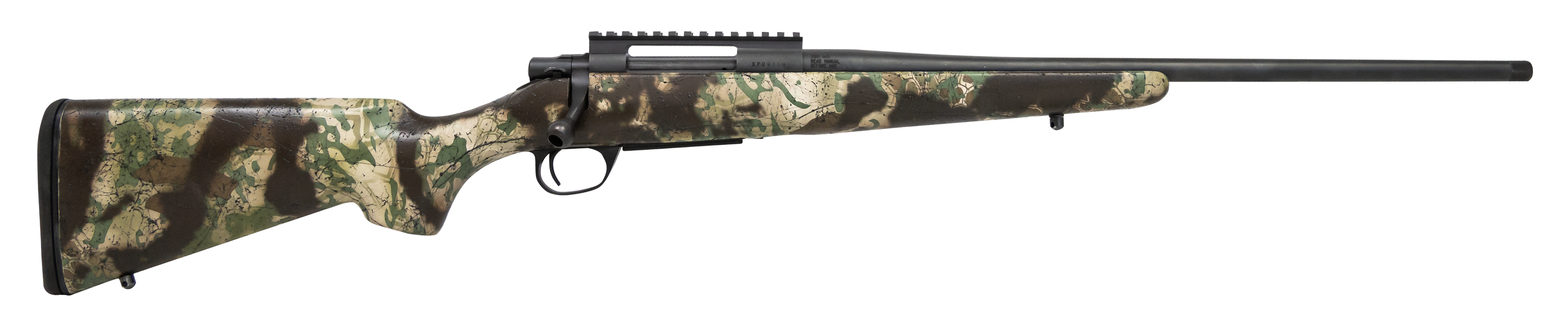 Howa HCSL65CRKOT M1500 Super Lite Full Size 6.5 Creedmoor 5+1 20" Blued Threaded Barrel, Blued Picatinny Rail Steel Receiver, Kryptek Obskura Fixed Synthetic Stock