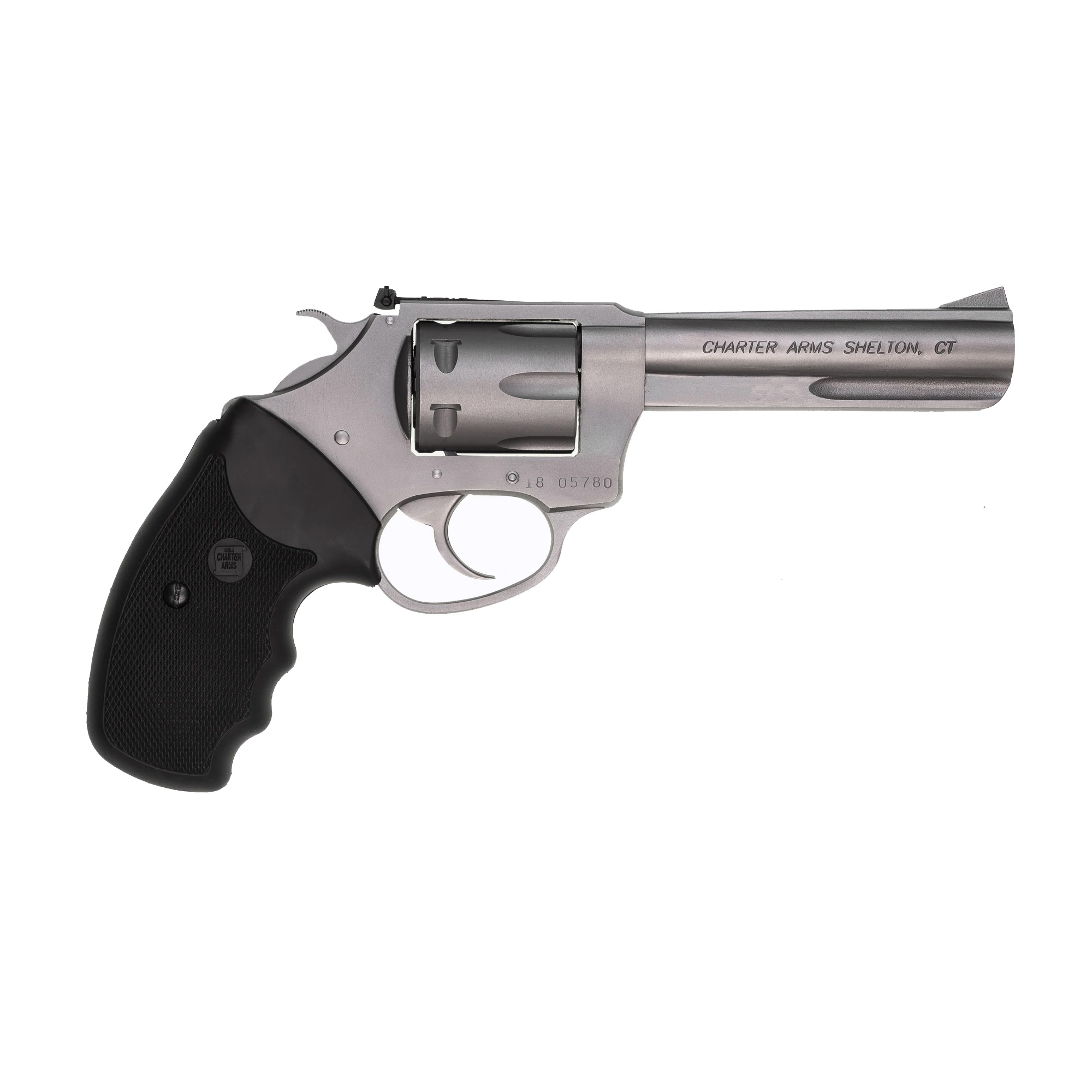 Charter Arms Pathfinder Revolver 22 LR Stainless Full Grip Single Shot 4.2 in 8 rd