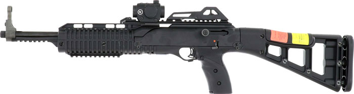 Hi-Point 4595TSRDCT 4595TS Carbine 45 ACP 9+1 17.50" Black Threaded Barrel, Black Picatinny Rail Steel Receiver, Black Synthetic Skeletonized Stock, Black Polymer Grip, Right Hand