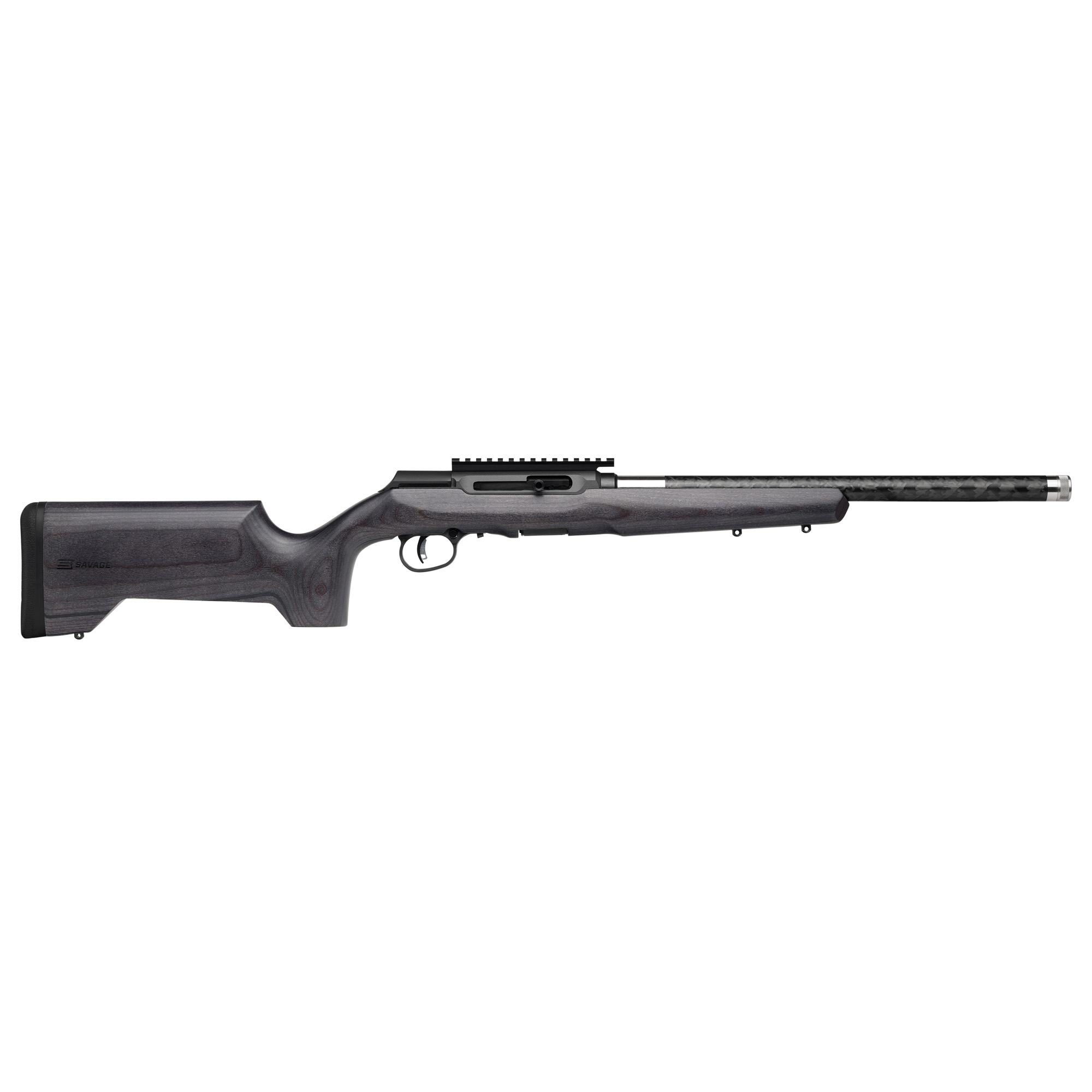 Savage A22 TimberLite 22 LR 18 in 10 rd CarbonWood Laminate Stock