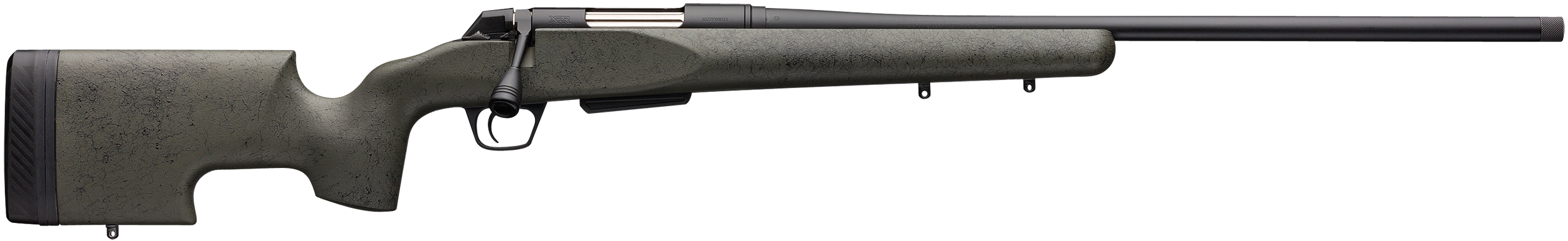 Winchester XPR SR 6.5 PRC 22" 3 Rounds Gray Webbed Green Grayboe Renegade Stock