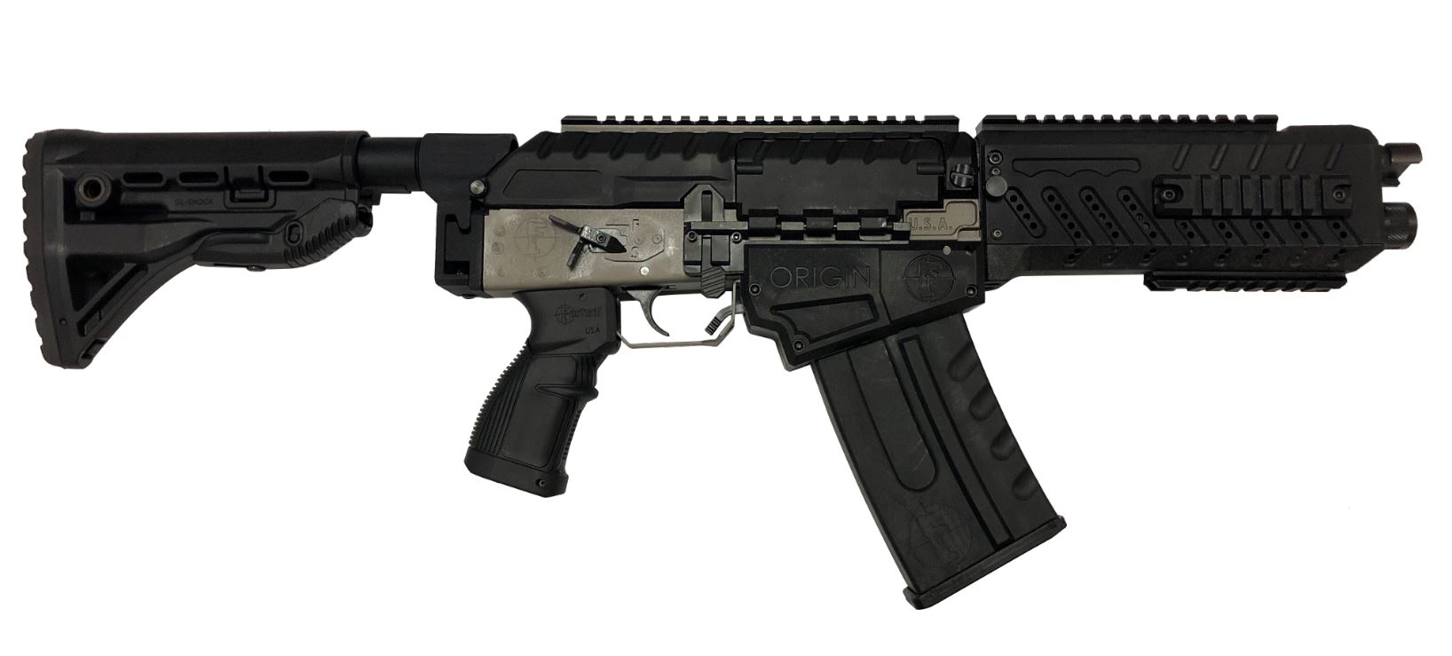 FosTech Origin-12 Semi-Auto SBS - Nickel Receiver | Nickel Internals | 9.75" Barrel