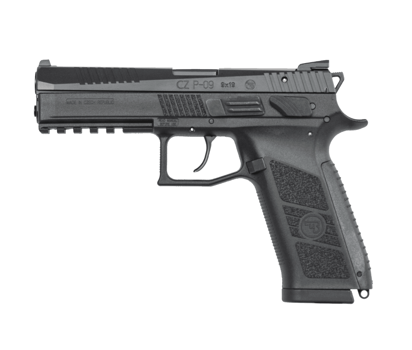 CZ P-09 9mm Luger 4.54in 10rd Polymer Frame Black Finish