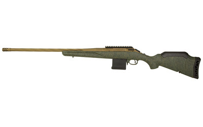 Ruger American Predator Two 204 Ruger 22" 10+1 Burnt Bronze Cerakote Green Stock