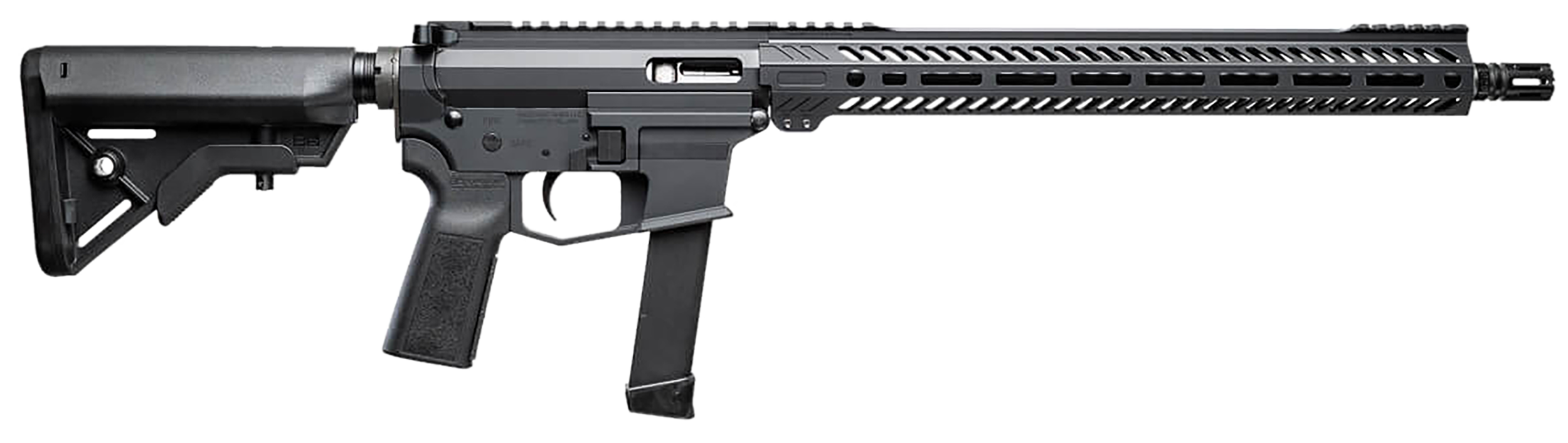Angstadt Arms UDP-9 AR Style, 9mm Luger, 16in. Barrel, 17rd, 13.5" MLOK Handguard, Magpul MOE Stock & K2 Grip. Accepts Glock Mags - Black (NPN: AAUDP09R0R)