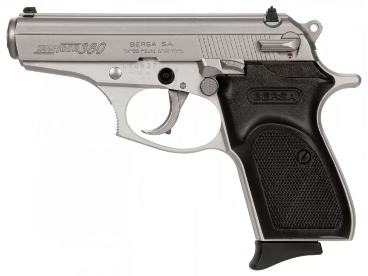 Bersa Thunder 380ACP, 3.5in. Barrel, 8rd - Nickel (T380NKL8)