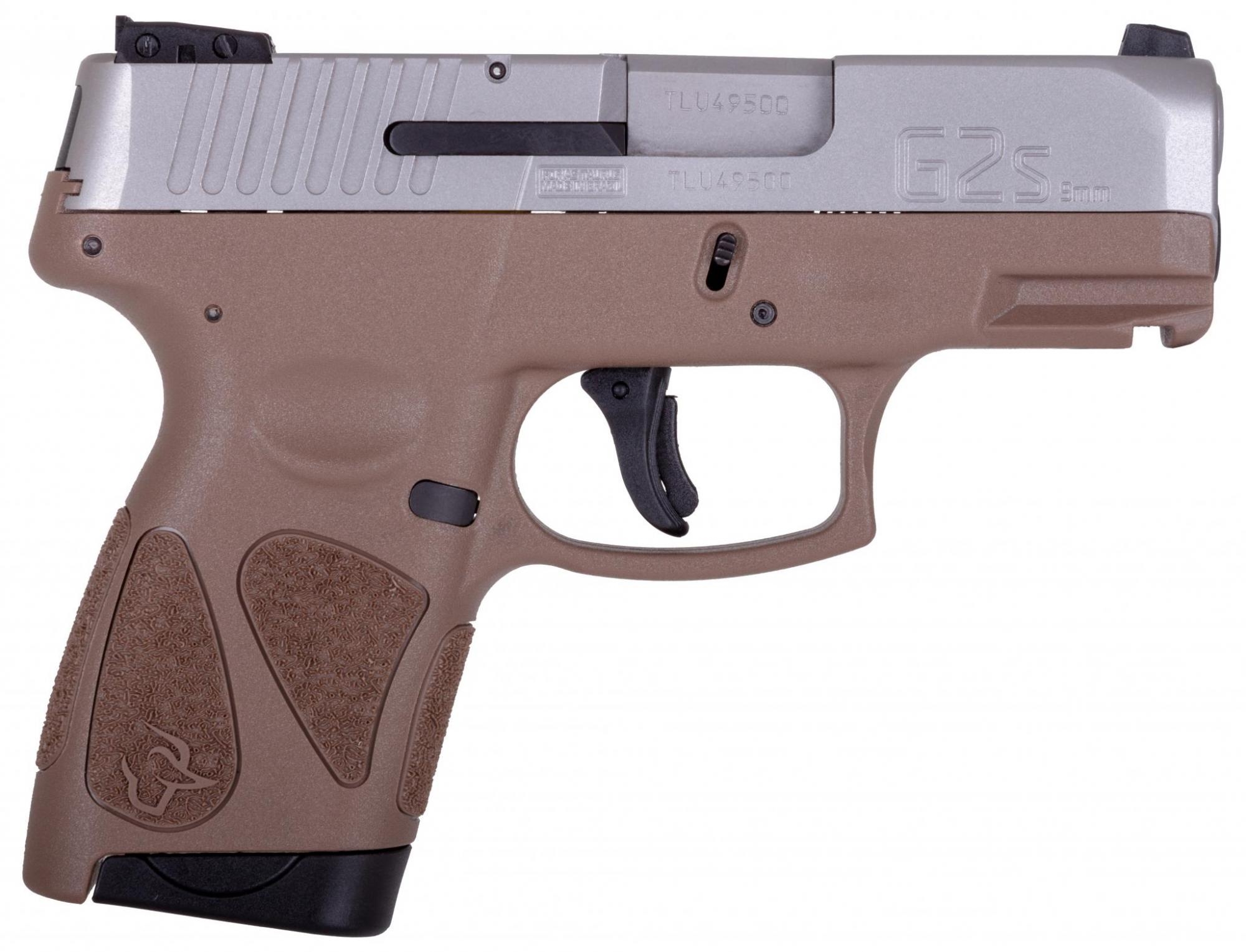 Taurus G2S 9mm 3.2in 7rd Brown/Stainless Finish