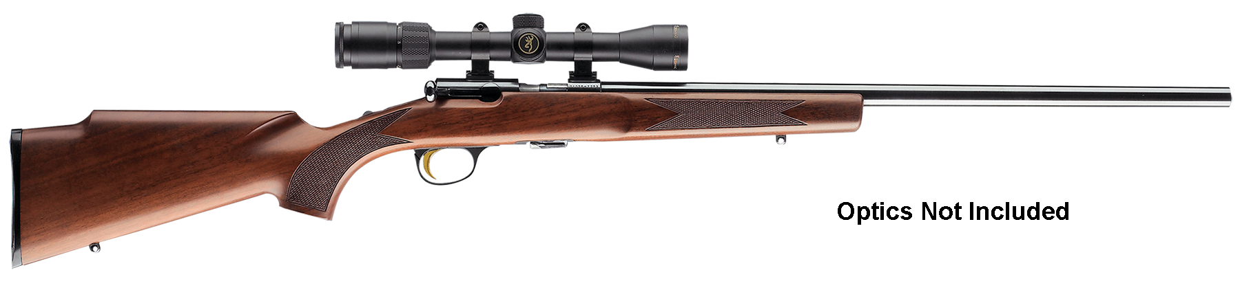 Browning T-Bolt 22 Long Rifle 22" Barrel 10 Rounds Satin Walnut Polished Blued Steel