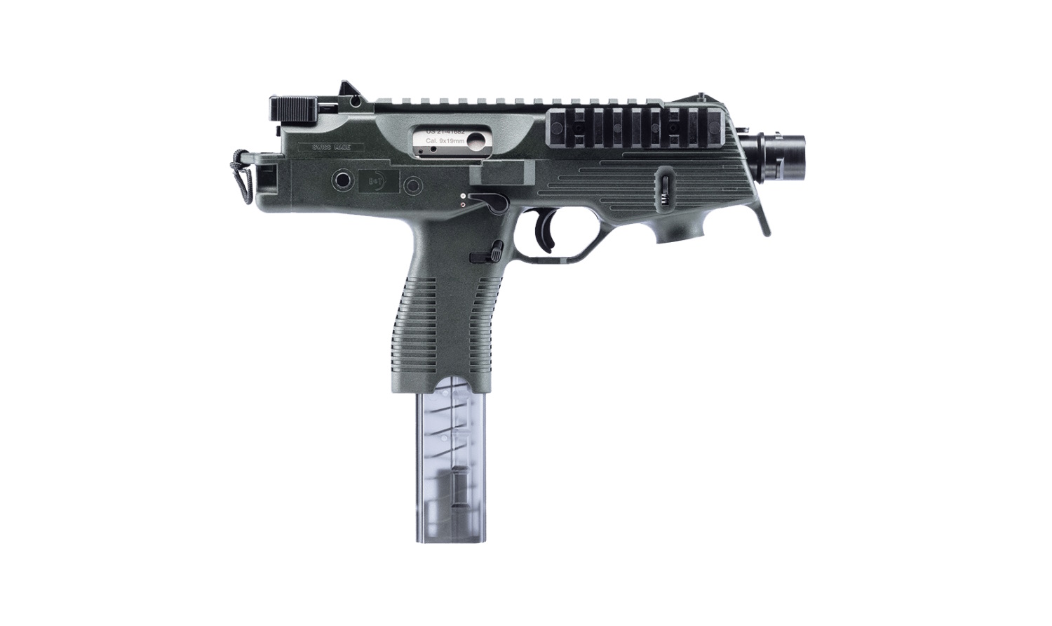 B&T TP9 9mm Luger 5 in Barrel 30 Rounds Olive Drab Green ODG