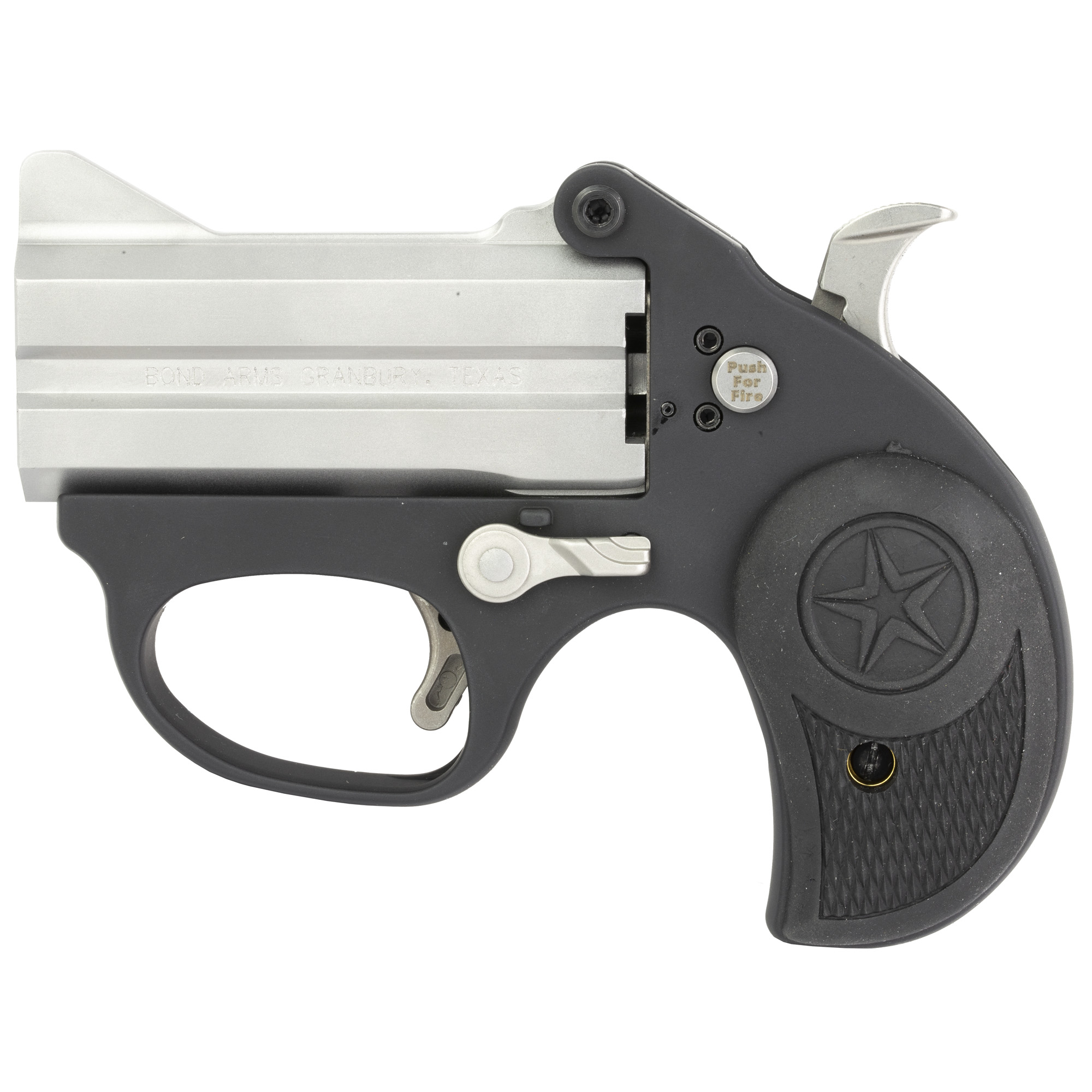 Bond Arms BASL Stinger 380 ACP 2rd 3" Matte Stainless Steel Barrel, Anodized 7075-T6 Aluminum Frame, Rebounding Hammer, Blade Front/Fixed Rear Sights, Rubber Grip, Manual Safety