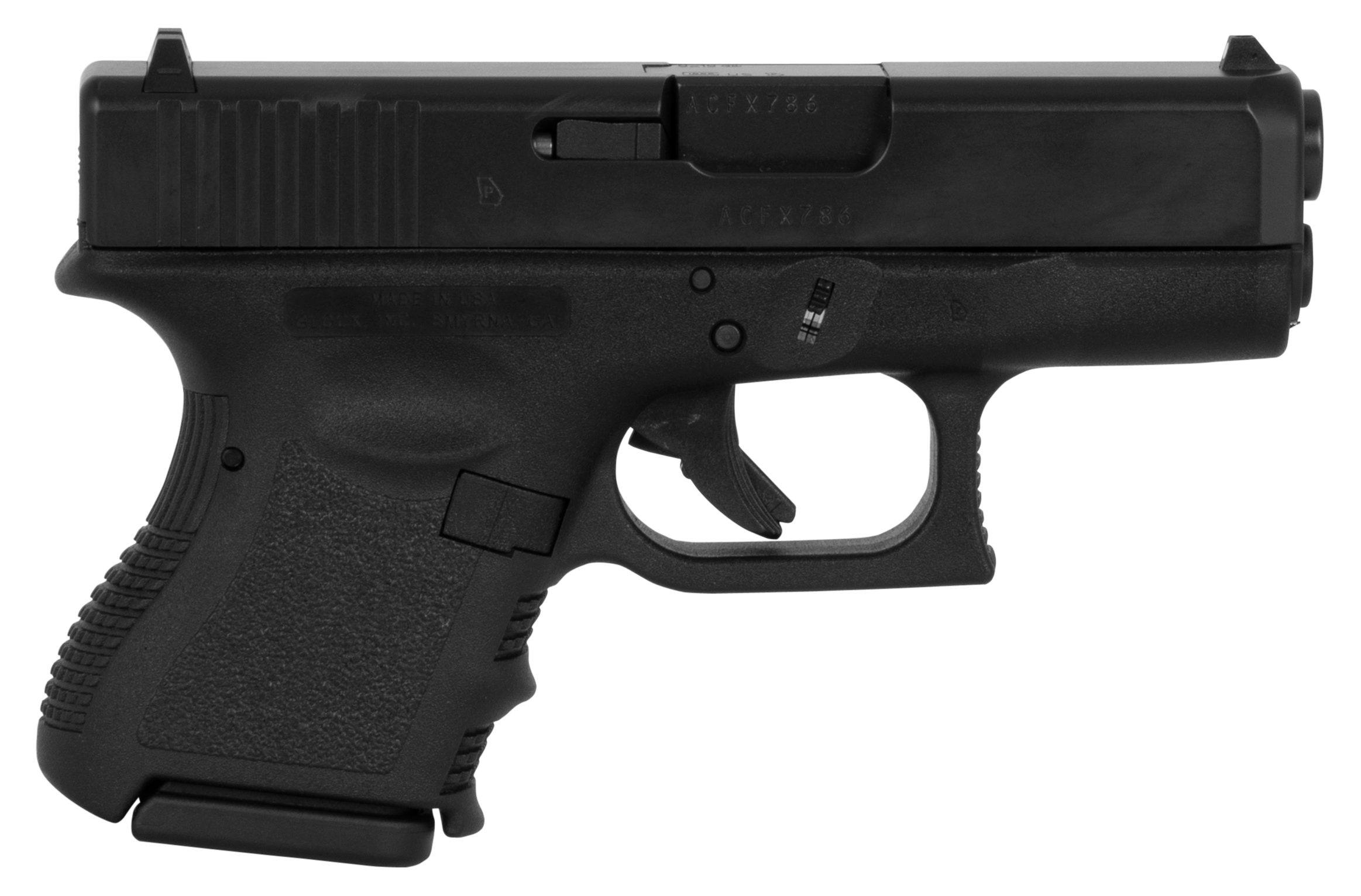 Glock G26 Gen 3 9mm Luger 3.43in 10rd Black Finish
