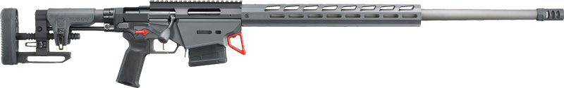 Ruger 18085 Precision  6mm Creedmoor 26" 10+1 Stainless Steel Gray, Left Side Folding Ruger Precision MSR Stock, Black Magpul MOE-K2+ Grip Right Hand