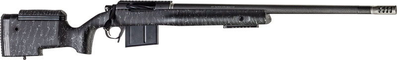 Christensen Arms CA10270H85281 BA Tactical Long Range 6.5 Creedmoor 4+1 26" Carbon Fiber Barrel, Black Nitride Finish, Black with Gray Webbing Stock