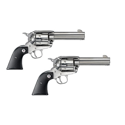 Ruger Vaquero SASS 357 Magnum 4.62" 6 Rounds Stainless Checkered Grip