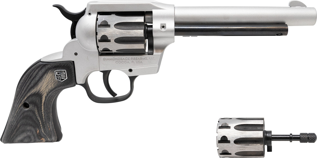 Diamondback Sidekick 22 LR/WMR 5.5in 9 Rounds Gray Laminate Cerakote