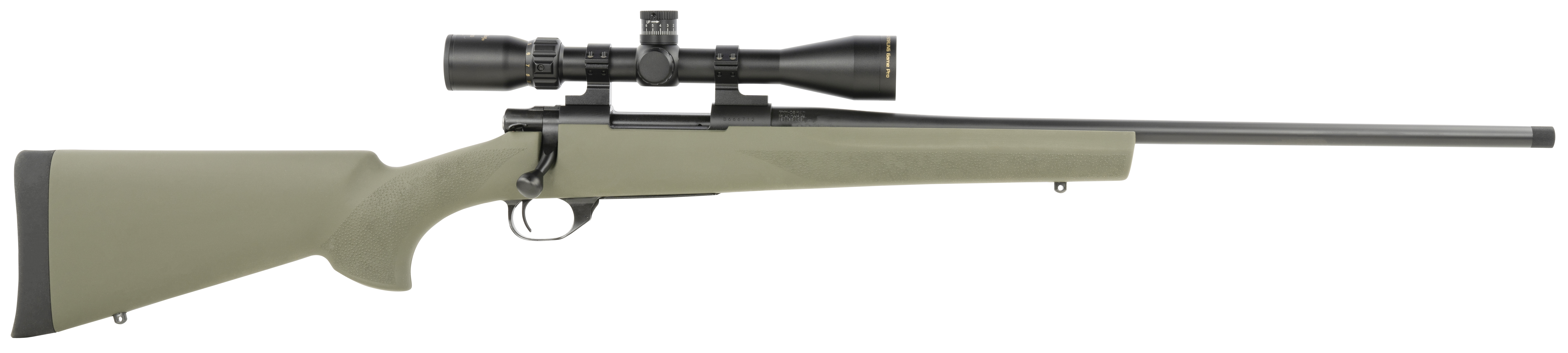 Howa M1500 Hogue GamePro 2 Rifle 7mm-08 22 in. Green Scope Package