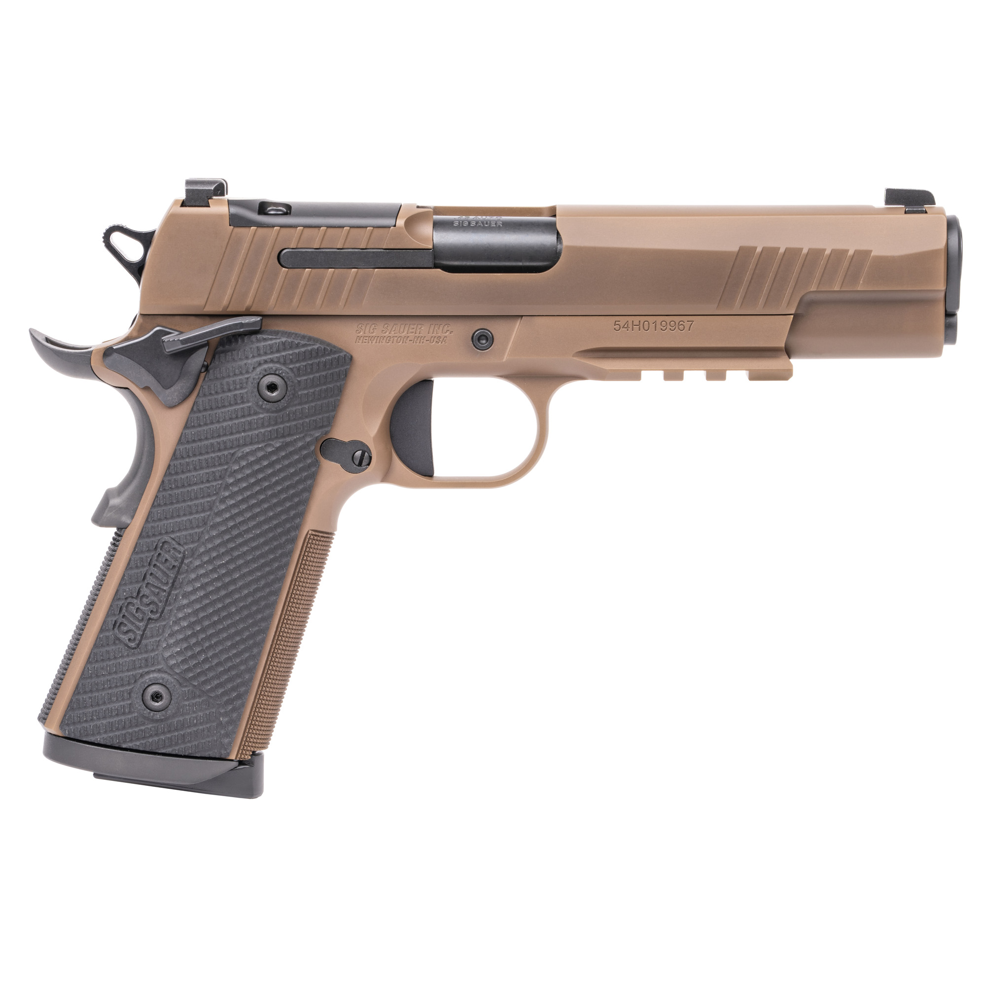 Sig Sauer 1911XR45CXR3 45 ACP 5 in 8+1 Coyote PVD Frame G10 Grips Xray3 Sights