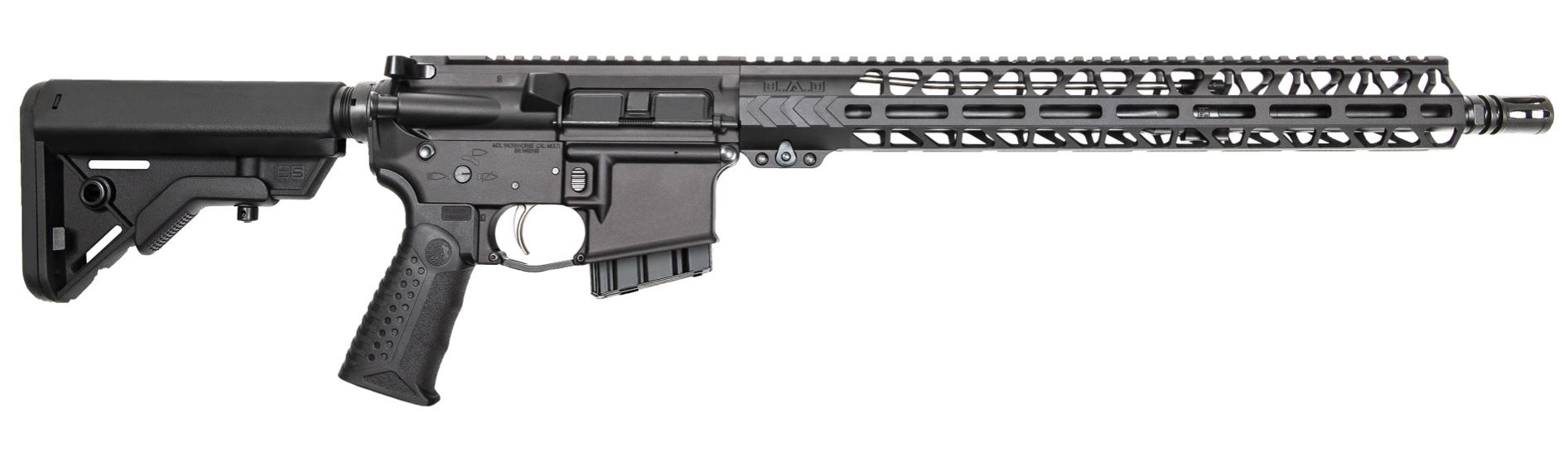 Battle Arms Development CA Compliant Forged WORKHORSE AR15 Rifle - Black | 5.56NATO | 16" Barrel | 15" M-LOK Free-Float Rail  | B5 Stock | Nickel Teflon Trigger | CA Complaint MRB Conversion