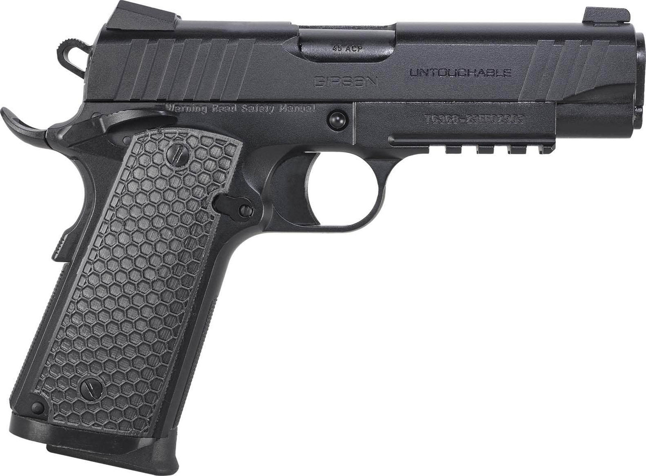 EAA Untouchable Commander 1911 Pistol 45 ACP 4.4 in. Black 8 rd.