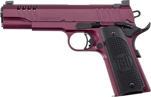 Auto-Ordnance 1911 Pistol 45 ACP 5 in. Black Cherry Cerakote 7 rd.