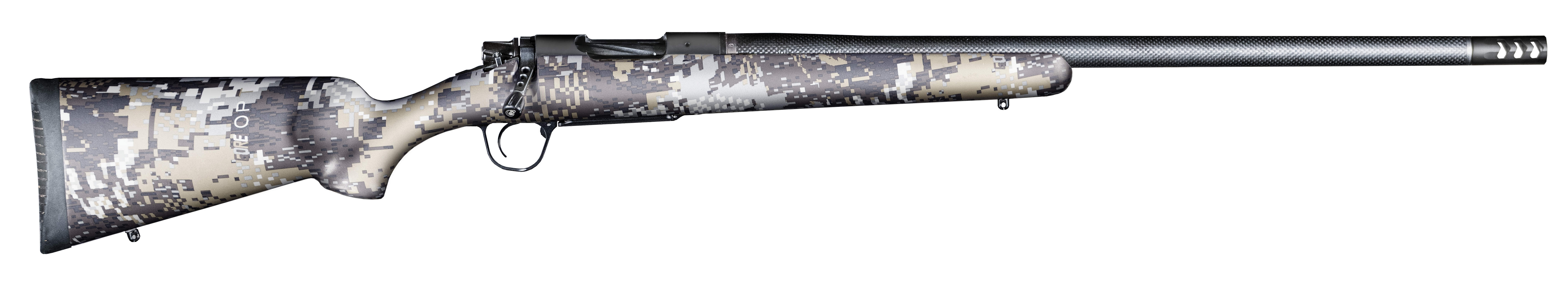 Christensen Arms 8010627500 Ridgeline FFT 308 Win 4+1 16" Carbon Fiber/Threaded Barrel, Black Nitride, Sitka Elevate II Camo Stock