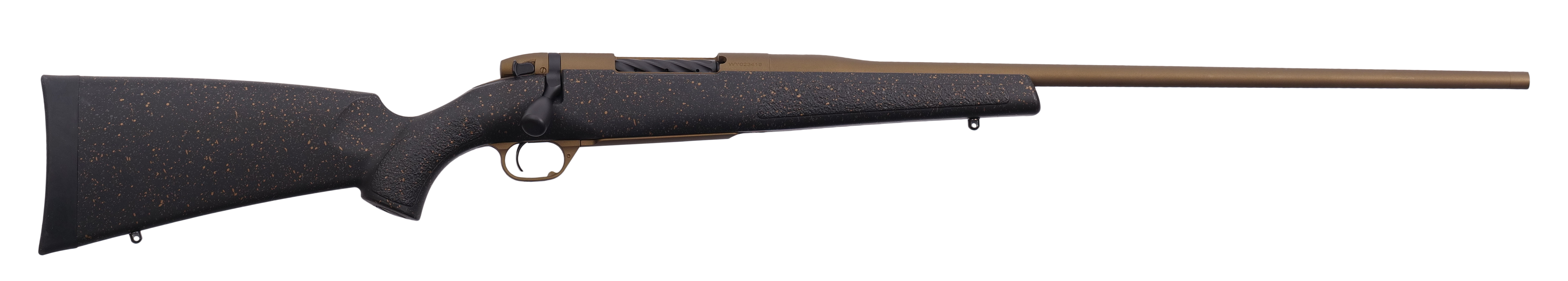 Weatherby Mark V Hunter 300 Win Mag 26 Inch Barrel 3 Rounds Burnt Bronze Cerakote Urban Gray