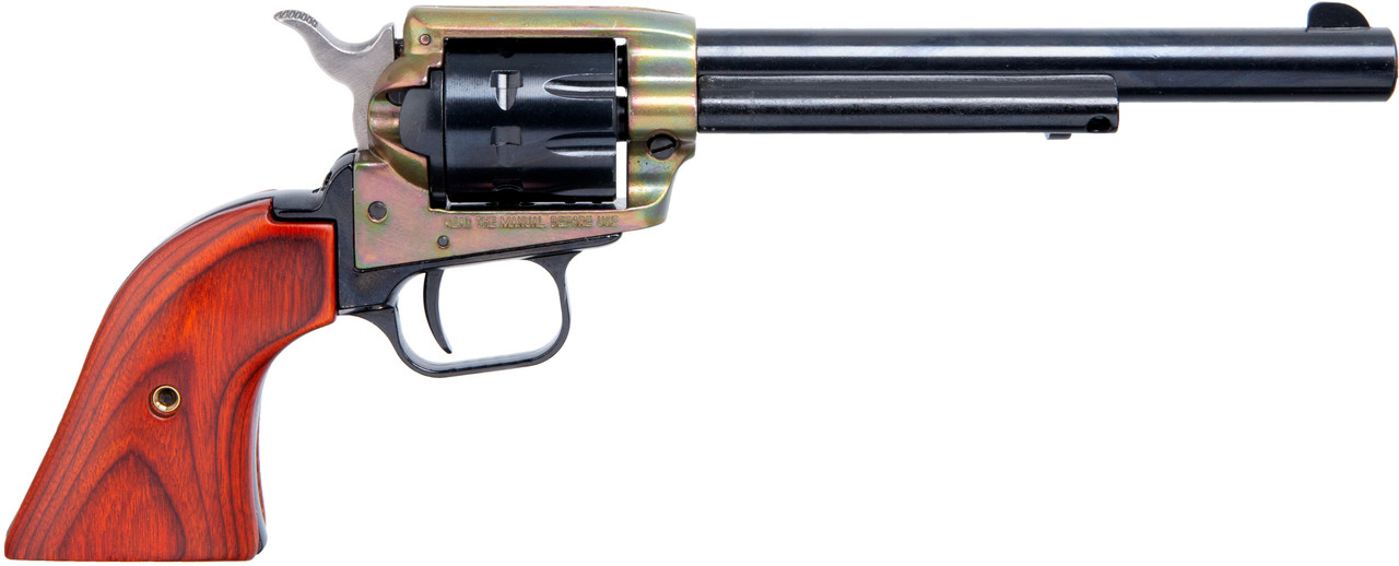 Heritage Rough Rider .22 Long Rifle 6.5 inch 9 Round Case Hardened Cocobolo Grips