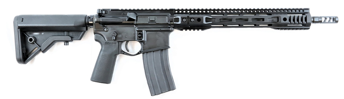 Franklin Armory M4-HTF R3 AR Rifle - Black | 5.56NATO | 14.5" Barrel w/ AURA™ XTD Compensator Pinned and Welded | Installed BSFIII Trigger