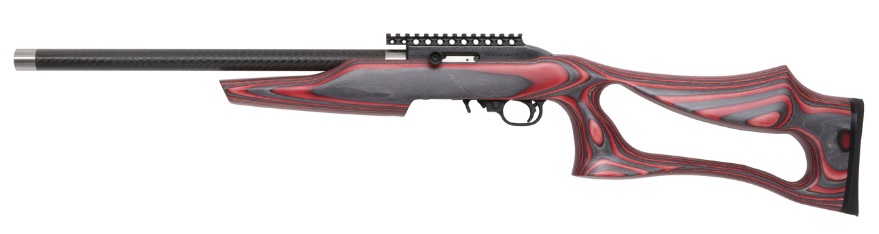 Magnum Research SSER22G  SwitchBolt Full Size 22 LR 10+1 17" Black Anodized Carbon Steel/Threaded Barrel, Black Integral Scope Base Receiver, Red Fixed Thumbhole Stock,
