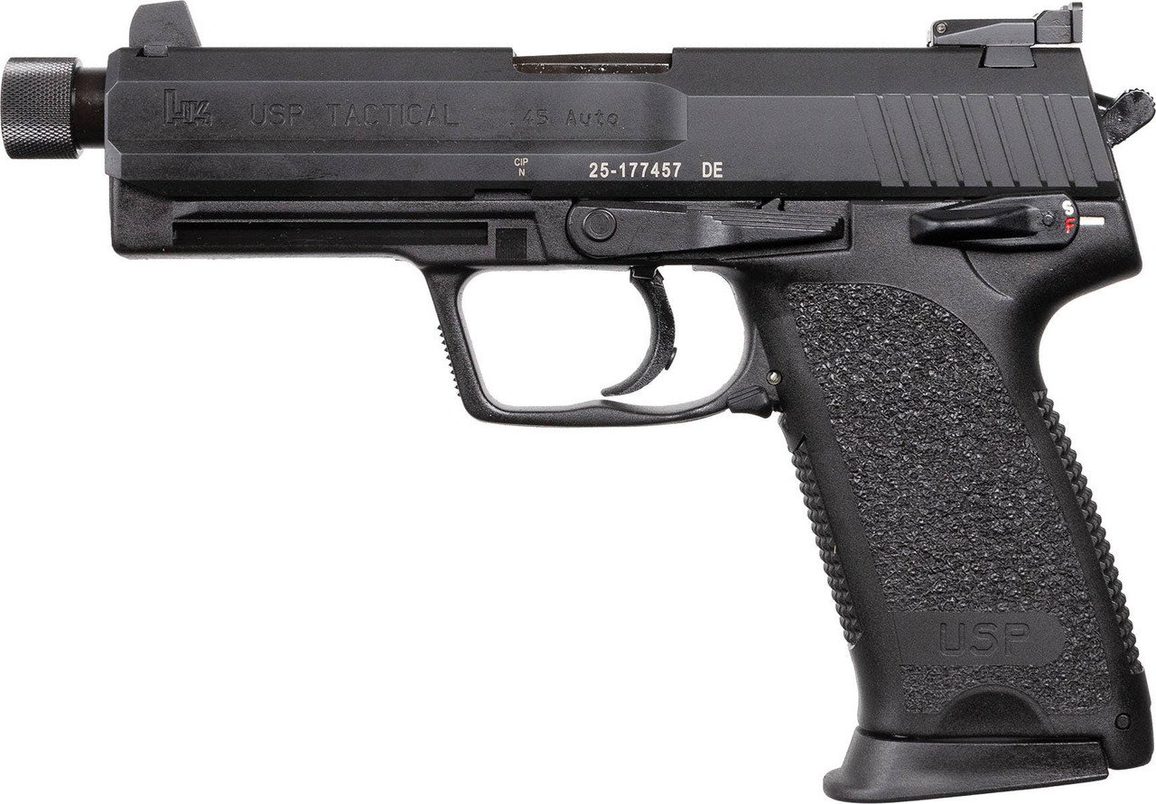 Heckler & Koch USP Tactical V1 45 ACP 5.09in 12 Rounds Matte Finish