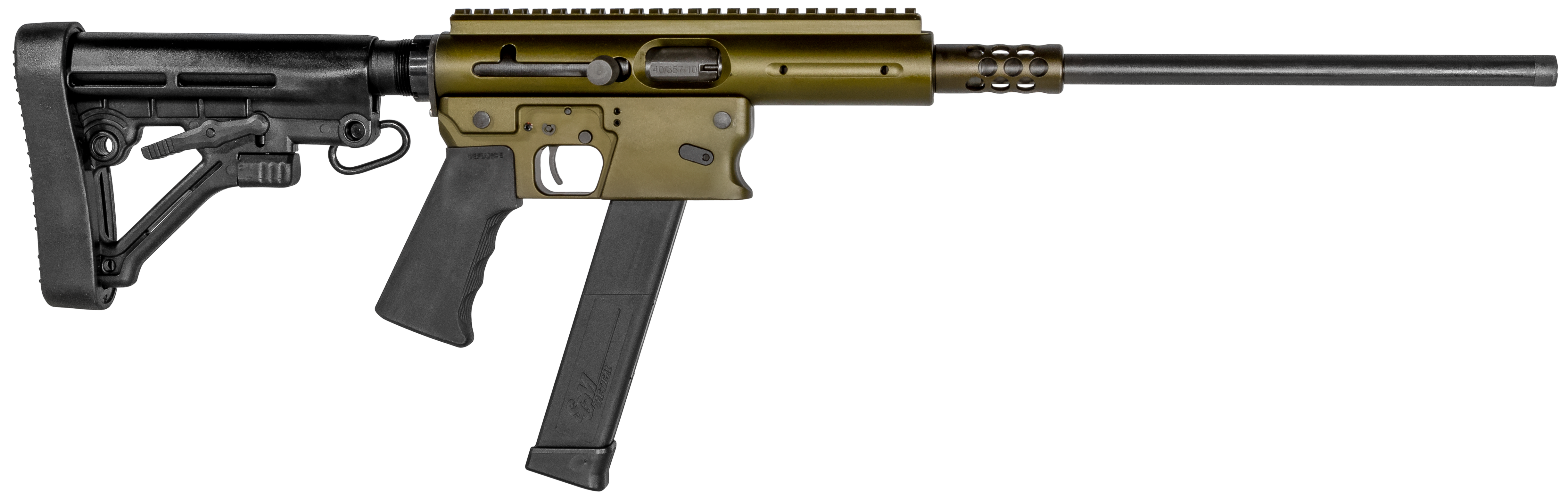 TNW Firearms RXCPLT0010BKOD Aero Survival  10mm Auto 15+1 16.25" Barrel, Olive Drab Green Metal Finish, Black Collapsible Stock & Polymer Grip Optic Ready