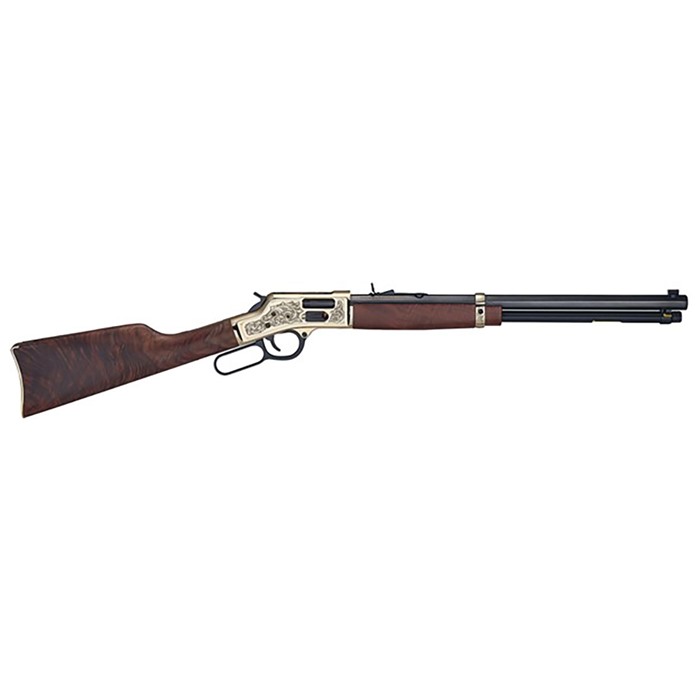 Henry H006GD Side Gate Deluxe 44 Remington Magnum 20 Inch 10 Rounds Brass Engraved