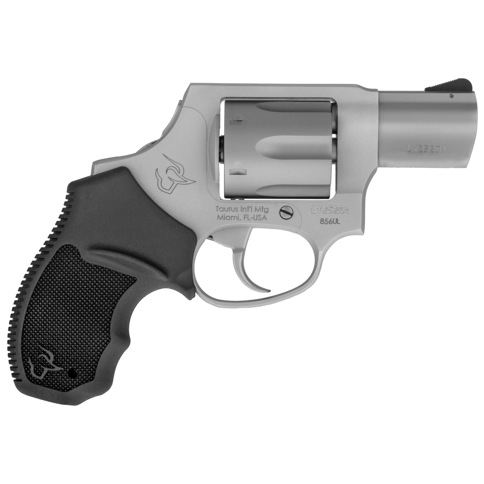 Taurus 856 Ultra-Lite Revolver - Stainless Steel | 38 Spl +P | 2" Barrel | 6rd | Aluminum Frame | Concealed Hammer