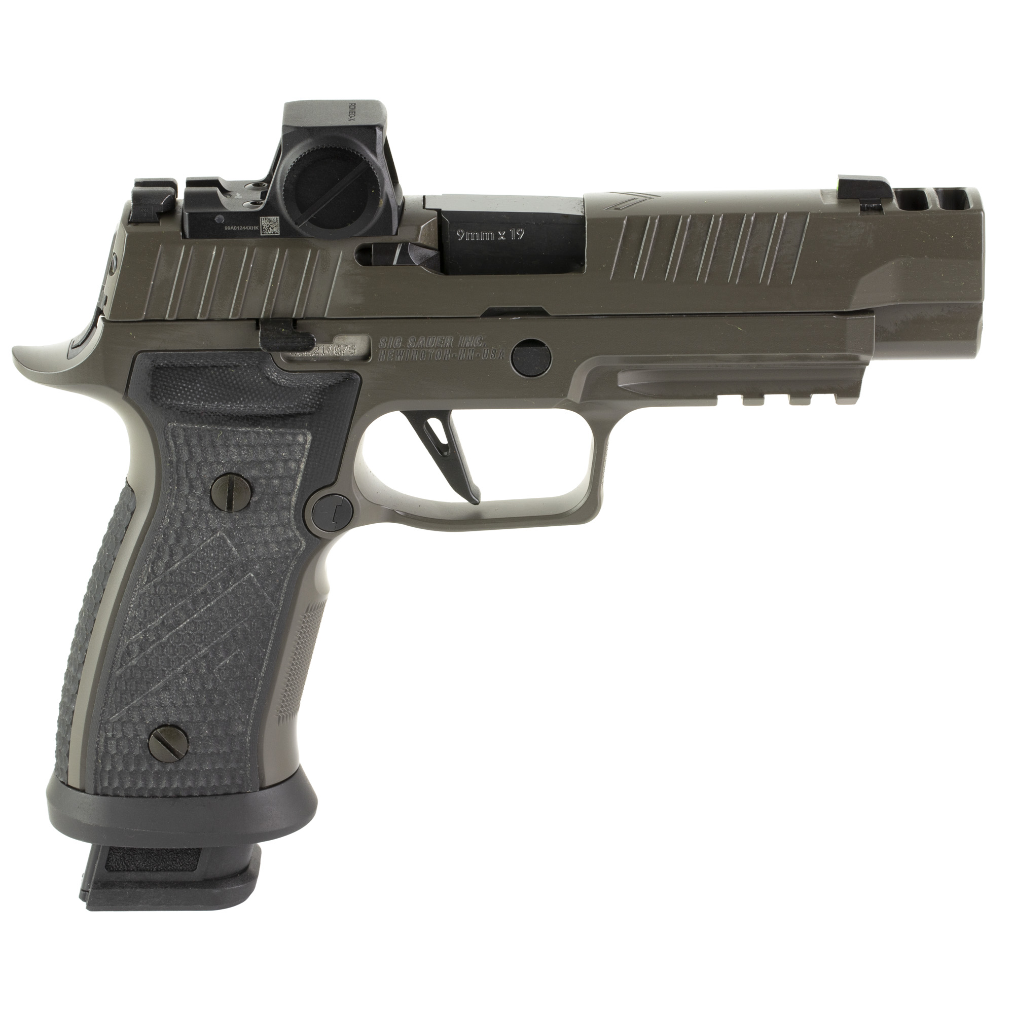 Sig Sauer P320 Axg Legion 9mm Luger 3.90 inch 21+1 Legion Gray Cerakote Optic Ready