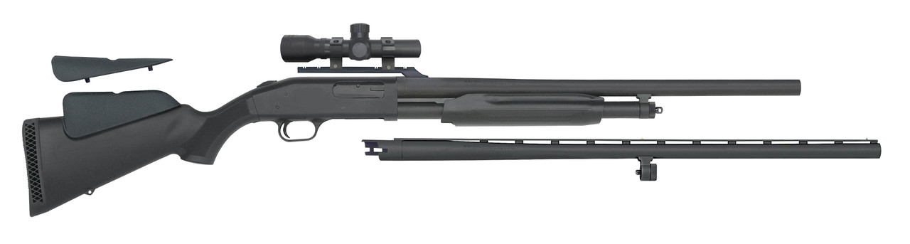 Mossberg 500 Combo Field/Deer 12 Gauge 24 Inch 5 Round Synthetic Dual Comb Stock