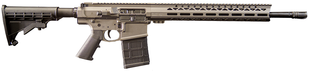 Live Free Armory LF308 Billet AR-10 Battle Rifle - FDE | .308Win / 7.62NATO | 18" Barrel | 15" LFA Free Float M-LOK Rail | Classic M4-Style Stock