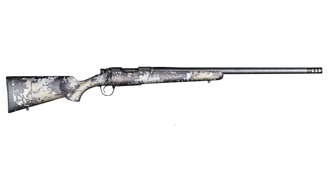 Christensen Arms 8010627700 Ridgeline FFT 6.5 Creedmoor 4+1 20" Carbon Fiber/Threaded Barrel, Black Nitride, Sitka Elevate II Camo Stock